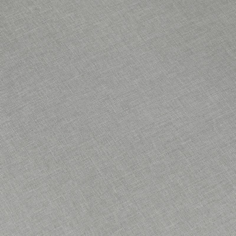 Canapé droit LIAM en tissu gris fixe