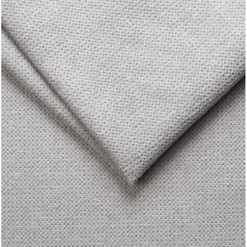 Canapé droit KRISTI convertible tissu gris 3  places