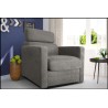 ASCOT Fauteuil relax manuel gris