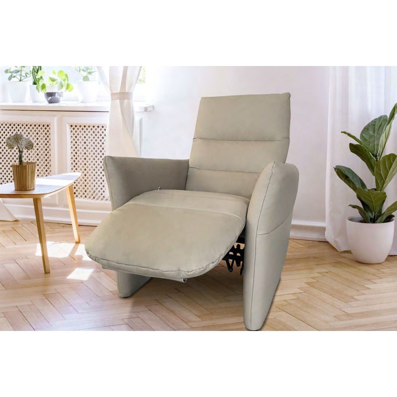 PLENITUDE Fauteuil relax manuel beige