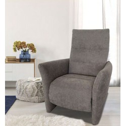 PLENITUDE Fauteuil relax électrique gris clair