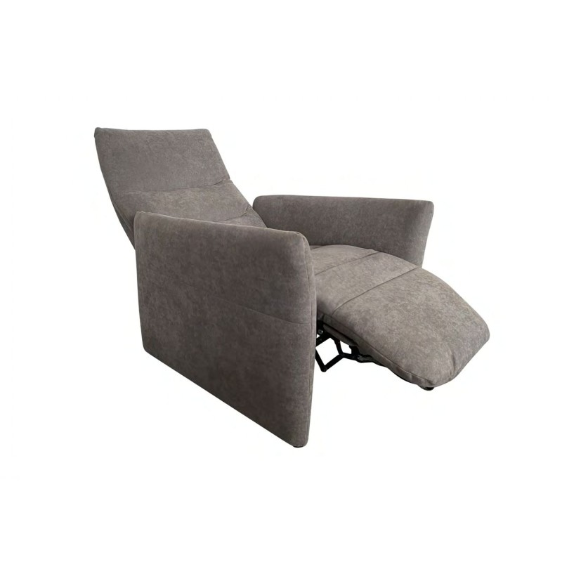 PLENITUDE Fauteuil relax électrique gris clair