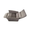 PLENITUDE Fauteuil relax électrique gris clair