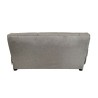 VEGAS Canapé convertible 3 places gris anthracite Dunlopillo 140cm