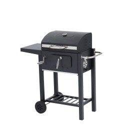 Barbecue à charbon POLO en acier coloris noir