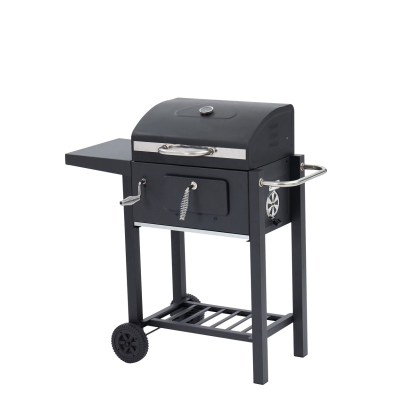 Barbecue à charbon POLO en acier coloris noir