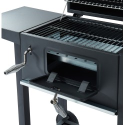 Barbecue à charbon POLO en acier coloris noir