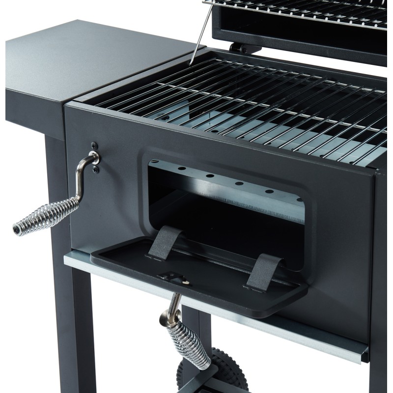 Barbecue à charbon POLO en acier coloris noir