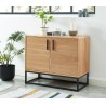 Buffet BRIXTON placage frêne 90cm