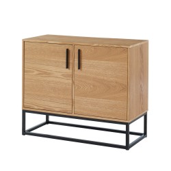 Buffet BRIXTON placage frêne 90cm