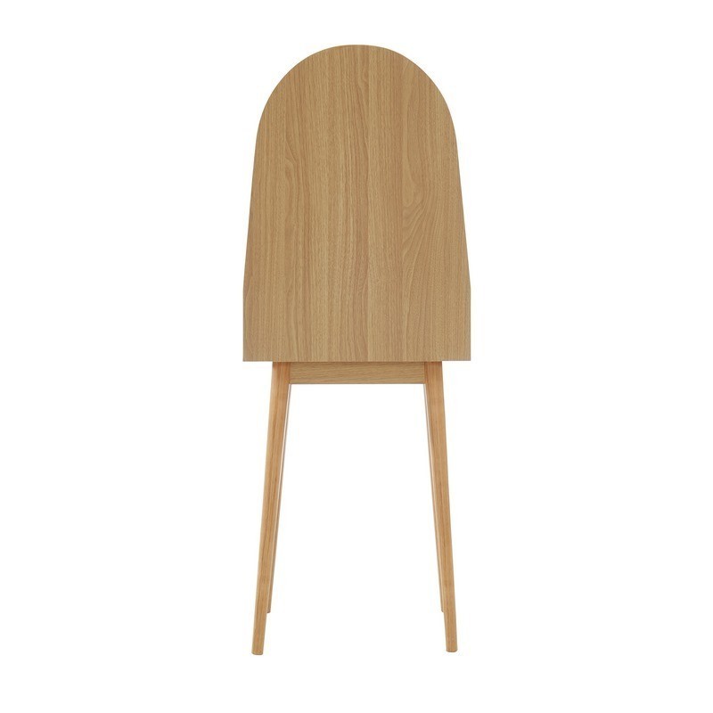 Coiffeuse PRIMA coloris blanc et effet bois