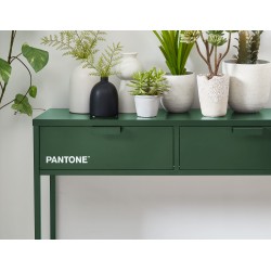 Console PANTONE métal kaki 100cm