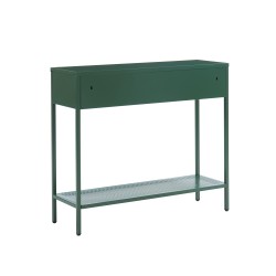 Console PANTONE métal kaki 100cm