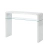 Console DARWIN laqué blanc brillant 105cm