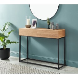 Console BRIXTON placage frêne 100cm