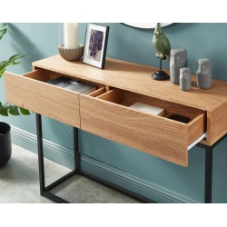 Console BRIXTON placage frêne 100cm