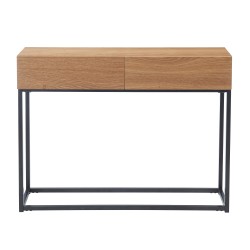 Console BRIXTON placage frêne 100cm