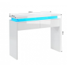 Console à led COSMOS laqué blanc brillant 100cm