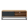 Meuble tv BRIXTON placage frêne 120cm