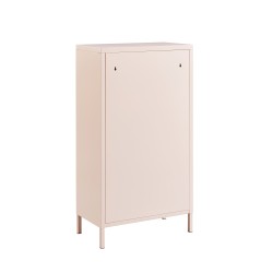 Meuble à chaussures PANTONE métal rose blush 55cm
