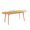 Table extensible MARCEL placage chêne 160 à 200cm