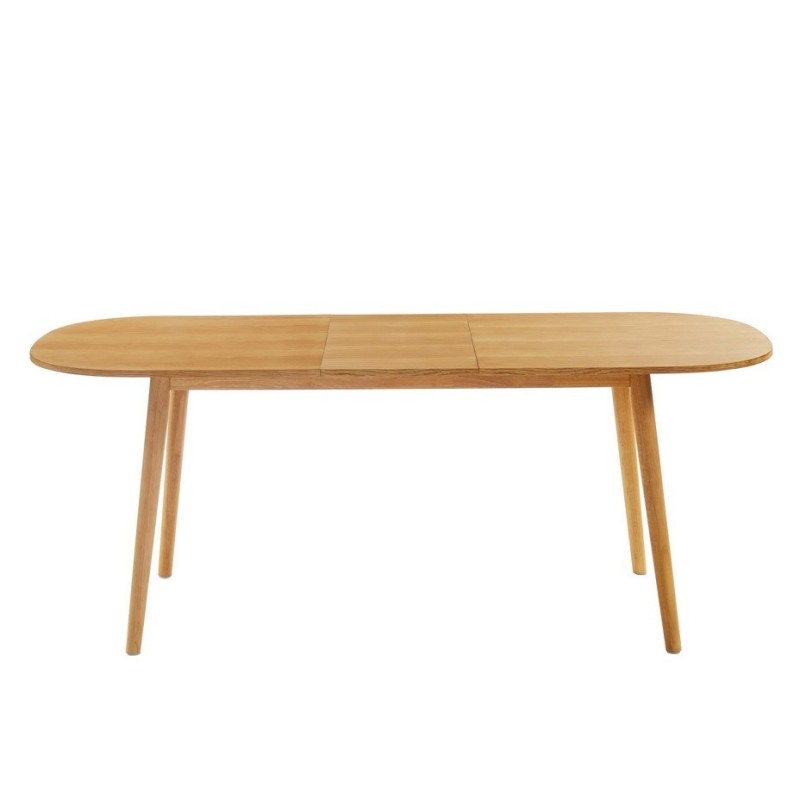Table extensible MARCEL placage chêne 160 à 200cm
