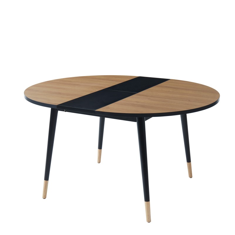 Table extensible CAVALLO effet chêne 120 à 150cm