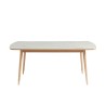 Table à manger LEON céramique effet marbre 180cm