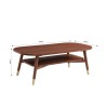 Table basse MARCELLO placage noyer 120cm