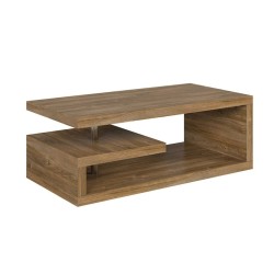 Table basse GLIMP effet chêne foncé 120cm