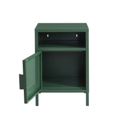 Table de chevet PANTONE métal kaki 40cm