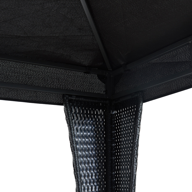 Tonnelle de jardin LILAS noir