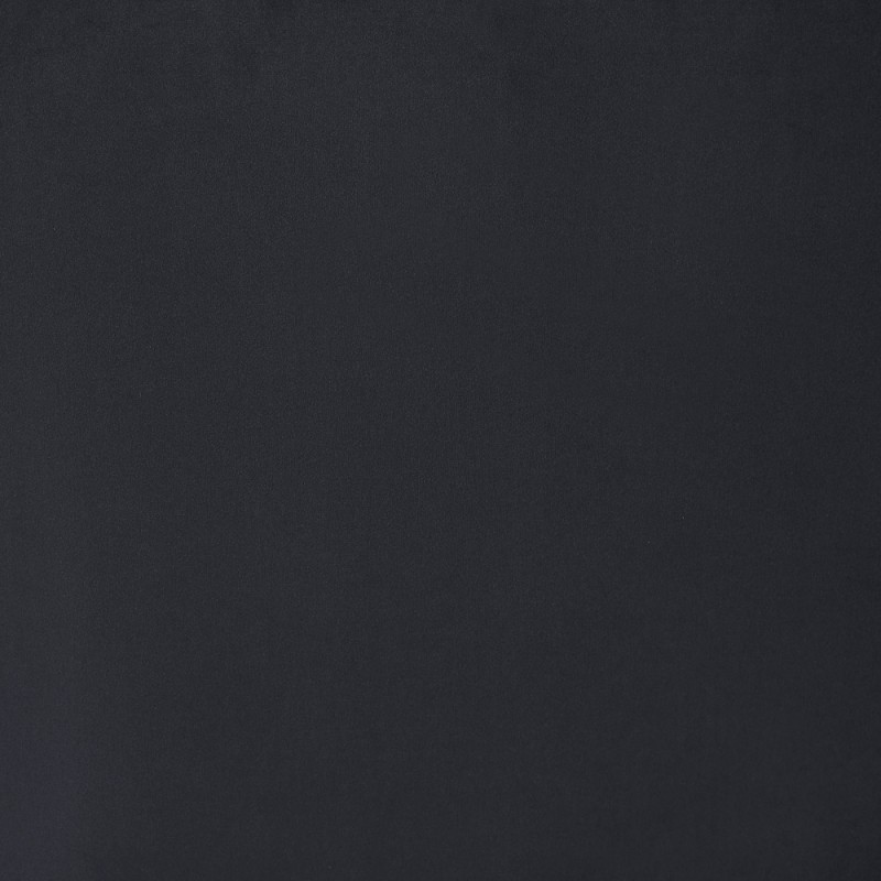 Canapé droit MARCELINO fixe velours noir