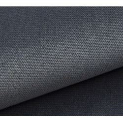 Canapé droit MIRA convertible velours gris souris