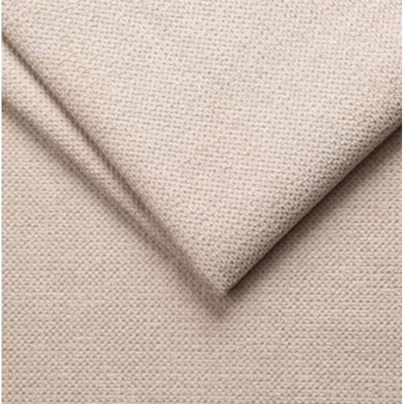 Canapé droit MILO convertible tissu beige 3 places 