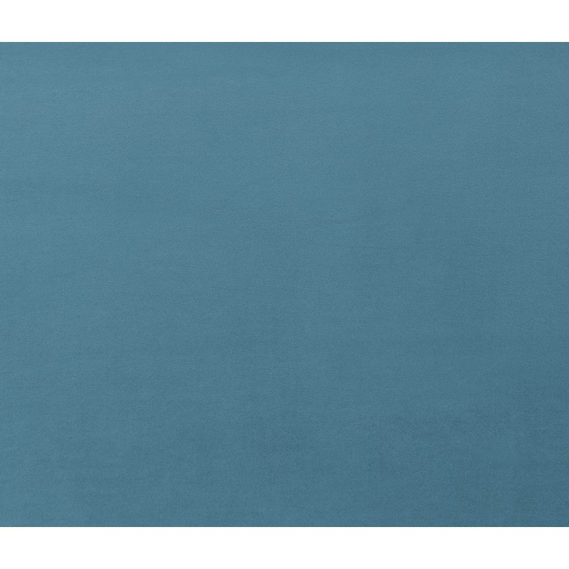 Canapé droit LEA convertible 3 places cannage et velours bleu