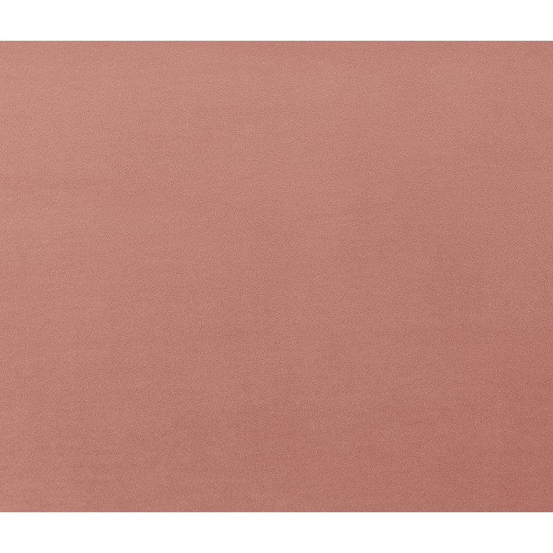 Canapé droit LEA convertible 3 places cannage et velours vieux rose