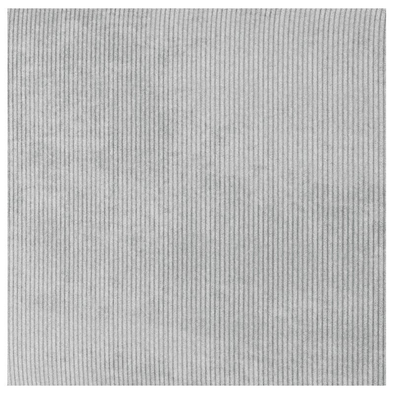 Canapé d'angle MARIUS convertible velours côtelé gris clair