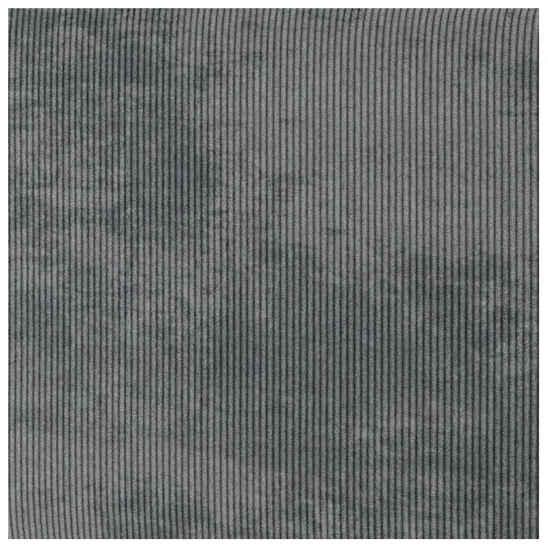 Canapé d'angle MARIUS convertible velours côtelé gris souris