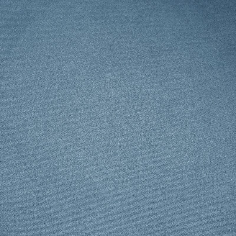 Fauteuil CORAIL velours bleu avec piétement doré