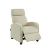 Fauteuil inclinable ALVA tissu écru fonction push back