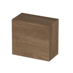 Rangement mural MARINA effet bois foncé L55 x P30 x H50