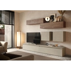 Rangement mural MARINA effet argile L55 x P30 x H50