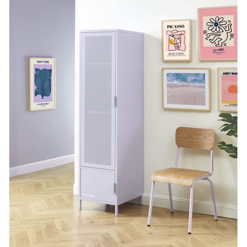 Vestiaire PANTONE métal lilas h180cm