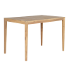 Table semi-haute KUTA  en bois d'acacia blanchi 100% FSC - 140x90x95 cm