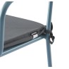 Lot de 2 chaises PANTONE en acier bleu givré