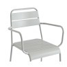 Lot de 2 chaises PANTONE en acier gris glacier