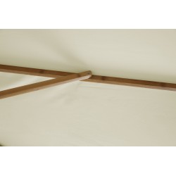 Parasol droit MOANA carré 3x3m - toile beige clair