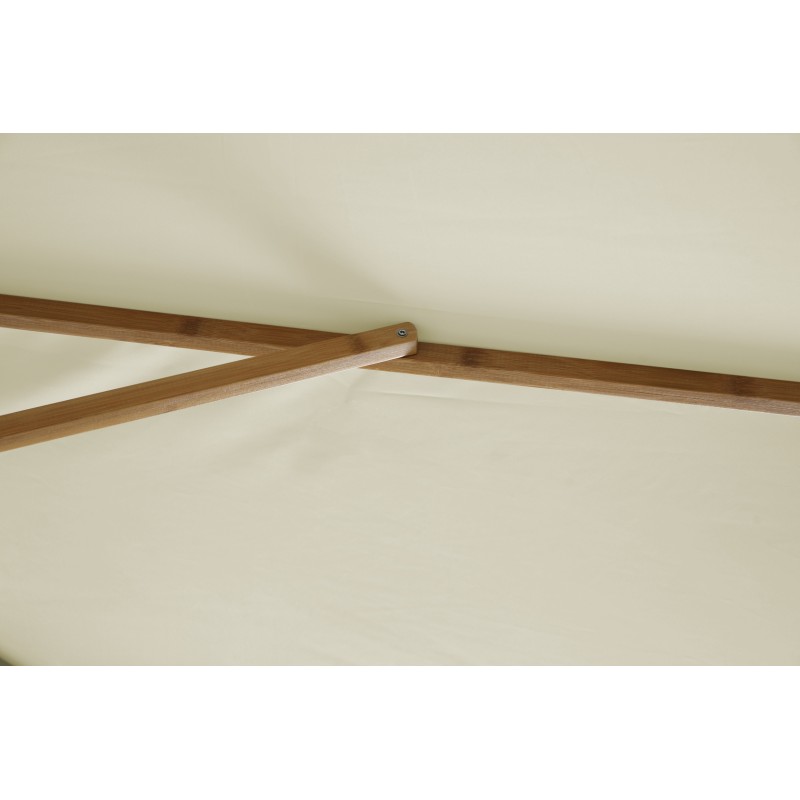Parasol droit MOANA carré 3x3m - toile beige clair