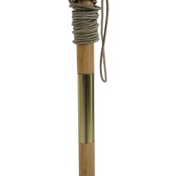 Parasol droit MOANA carré 3x3m - toile beige clair